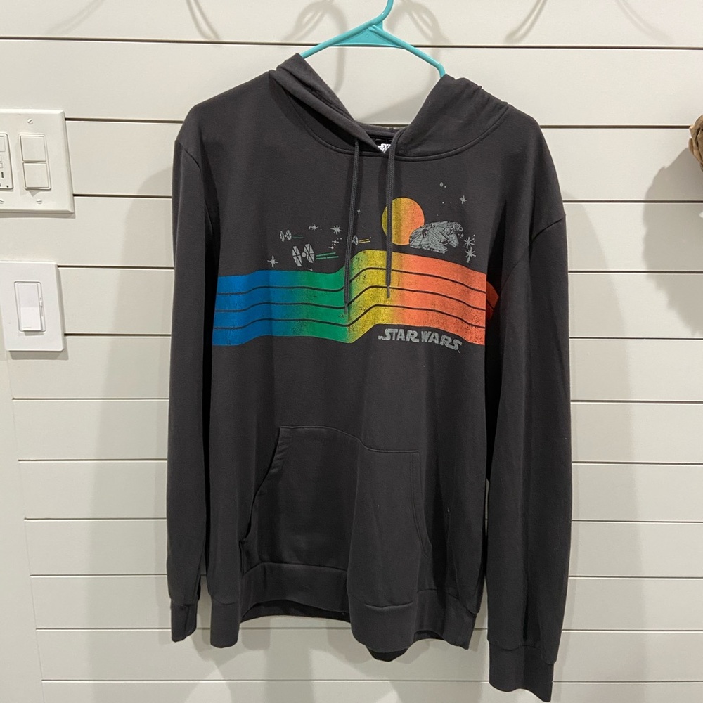 Star Wars Vintage Style Rainbow Ultra Soft Hoodie